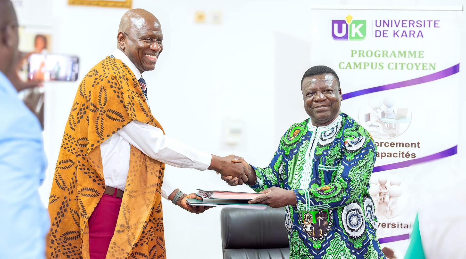 Coopération inter-universitaire : L’université de Kindia et l’université de Kara signent une convention de partenariat