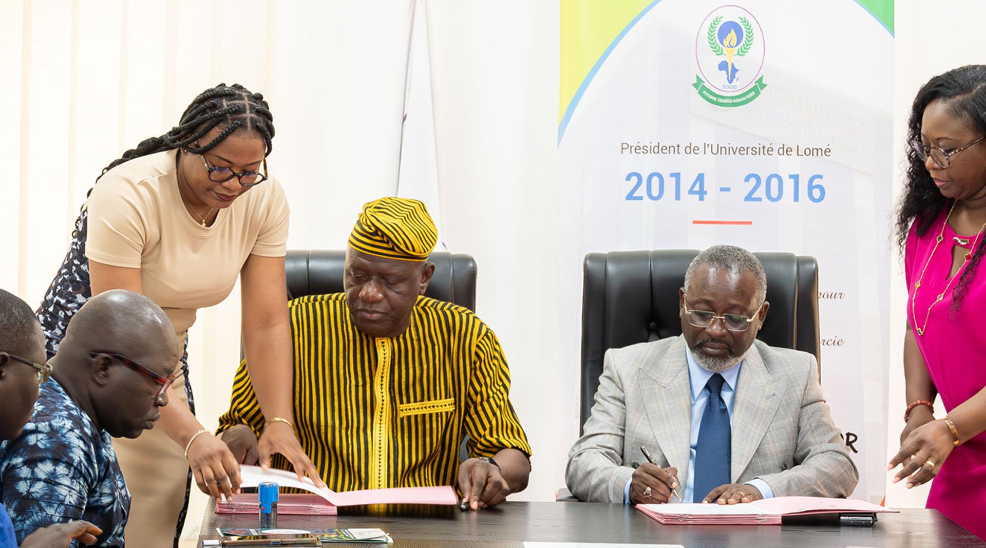 Coopération Universitaire : signature d’un accord cadre de partenariat entre l’Université de Kindia et l’Université de Lomé